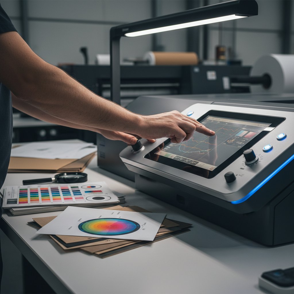 Modern printing equipment at Bizodo